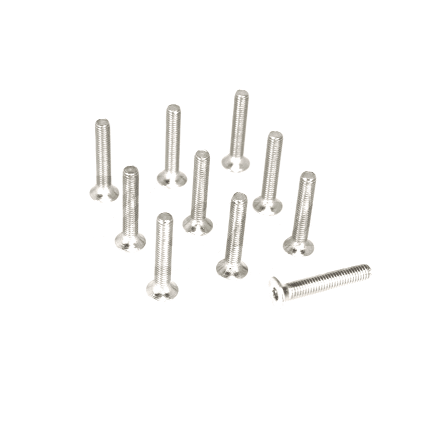 ZSPEC M3-0.5x20mm Fasteners, FHSC, Stainless SUS304, 10-Pack - Howling Moto