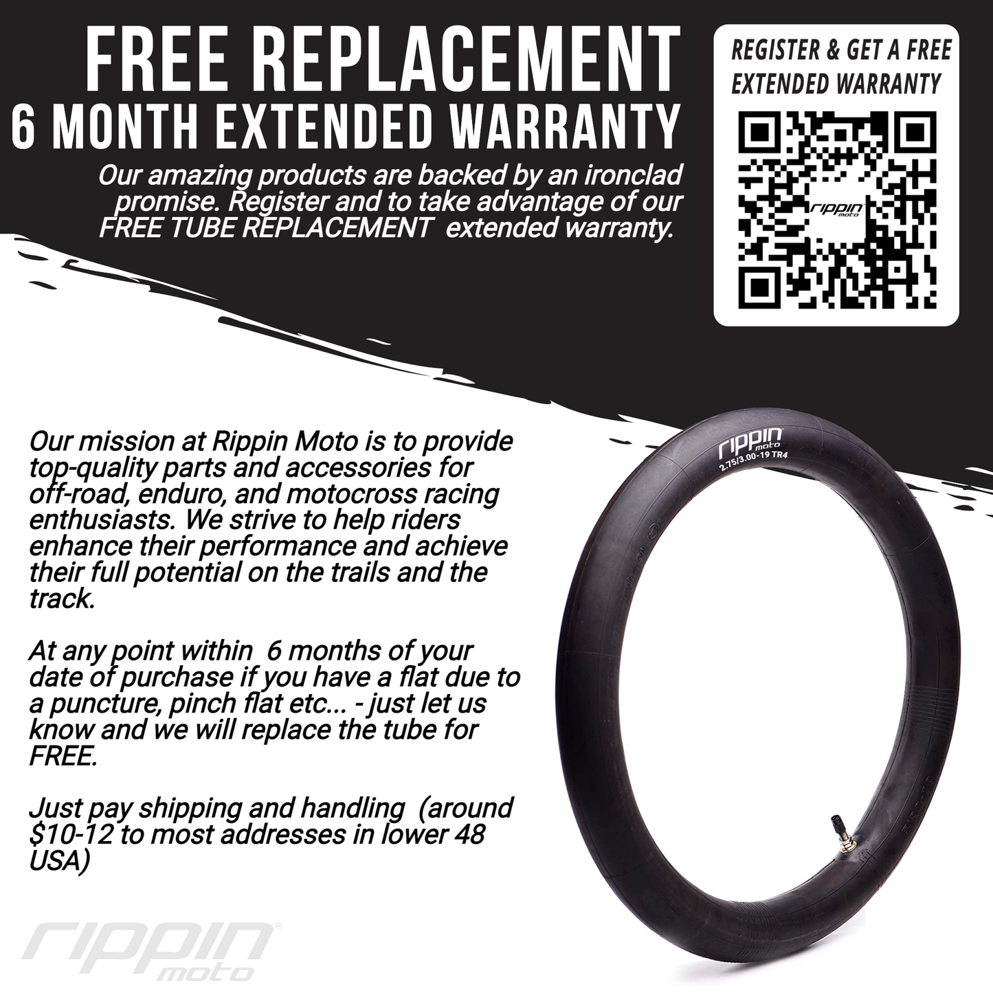 70/100-19 E-Moto Motorcycle Inner Tube (2.75/3.00-19) for Surron, E-Ride PRO & Talaria - Howling Moto