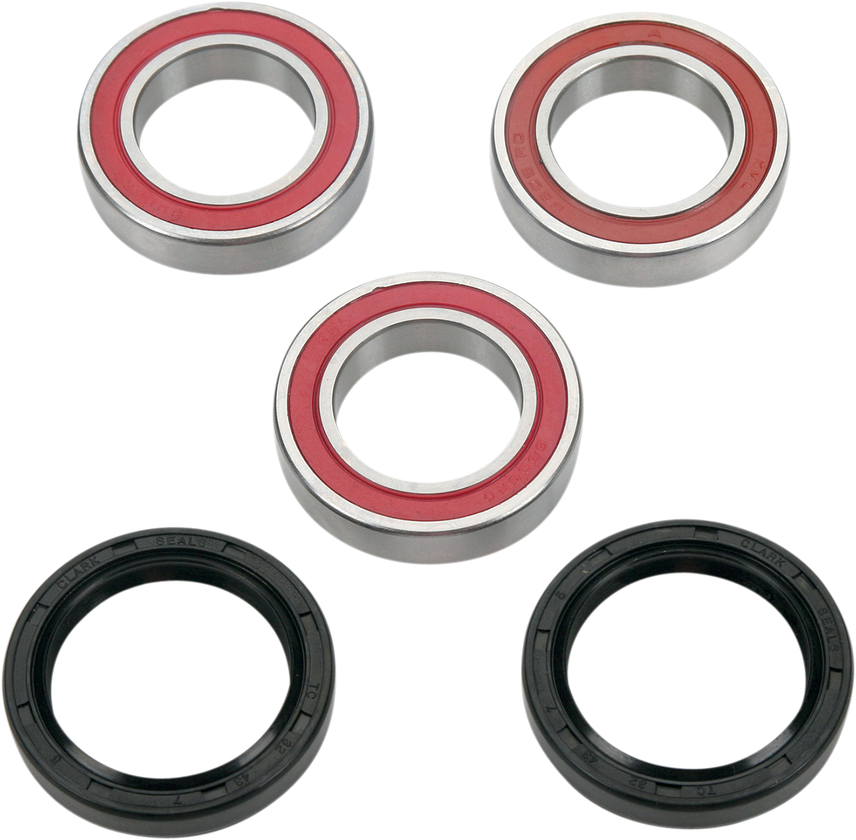 Moose Offroad rear wheel bearing kit for Honda and Suzuki motorcycles, part no. 25-1250, shown with bearings and hardware.