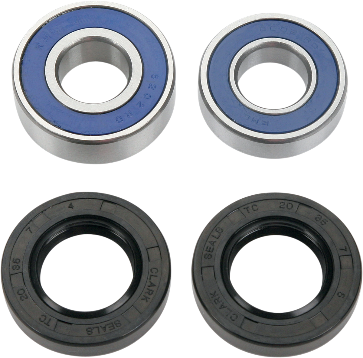 Moose Offroad rear wheel bearing kit for RM 80/85 and YZ 65/80/85, includes bearings and components, part number 25-1168.