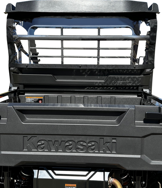 Moose Offroad rear windscreen for Mule Pro MX side view, durable off-road protective screen for side window.