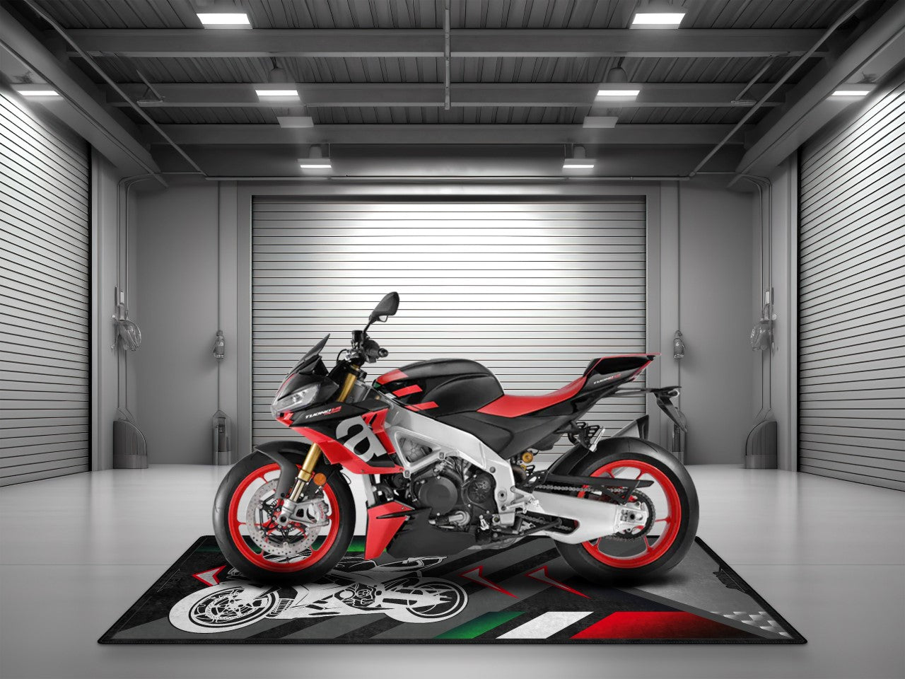 Motorcycle Mat for RSV4 Sportbike Motorcycle - U601 - Howling Moto
