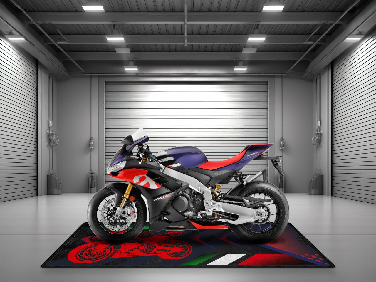 Motorcycle Mat for RSV4 Sportbike Motorcycle - U601 - Howling Moto