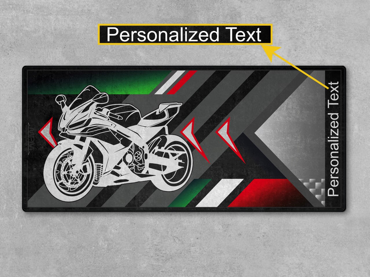 Motorcycle Mat for RSV4 Sportbike Motorcycle - U601 - Howling Moto