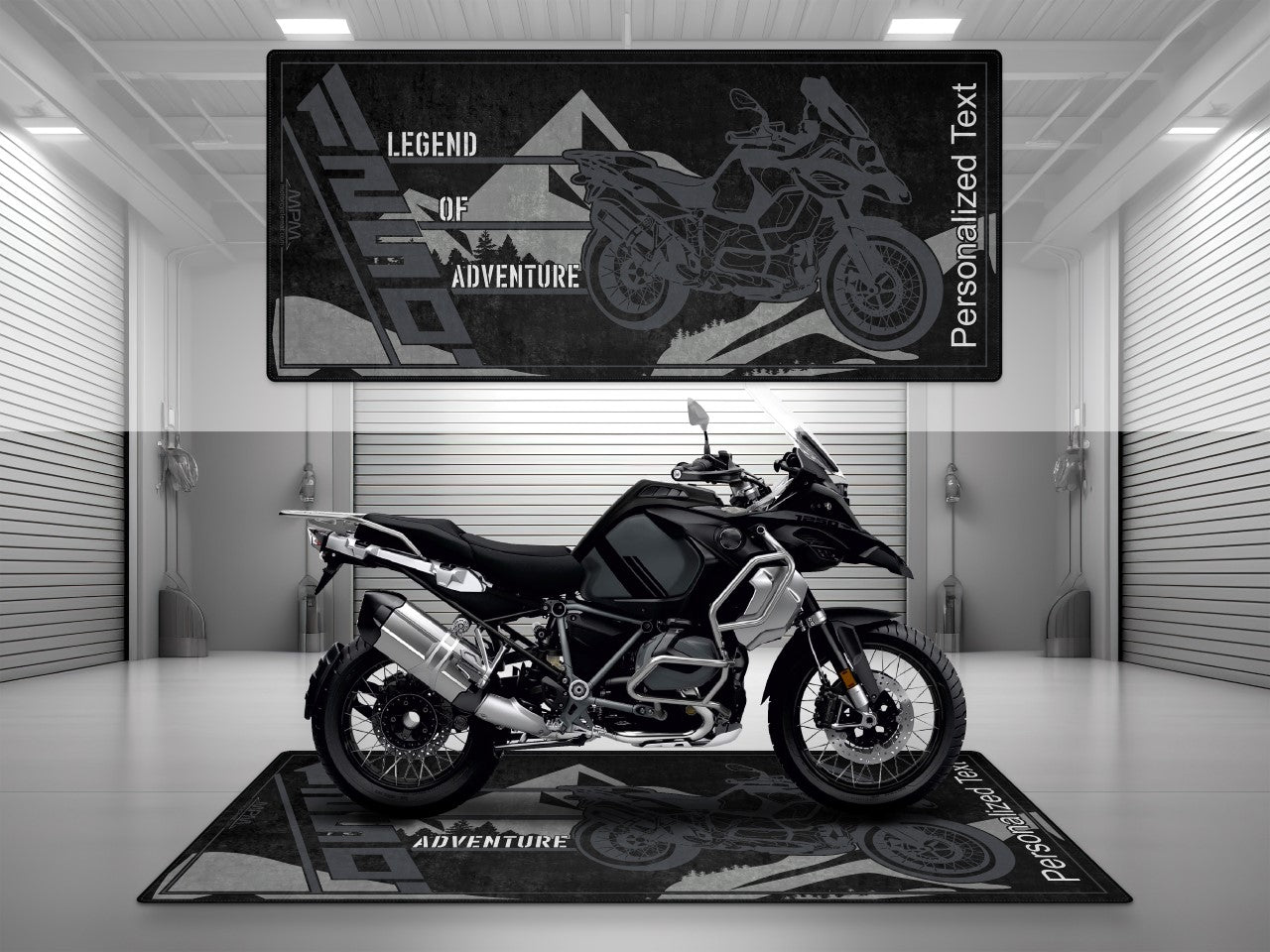 Motorcycle Mat for R1250GS Motorcycle - U501 - Howling Moto