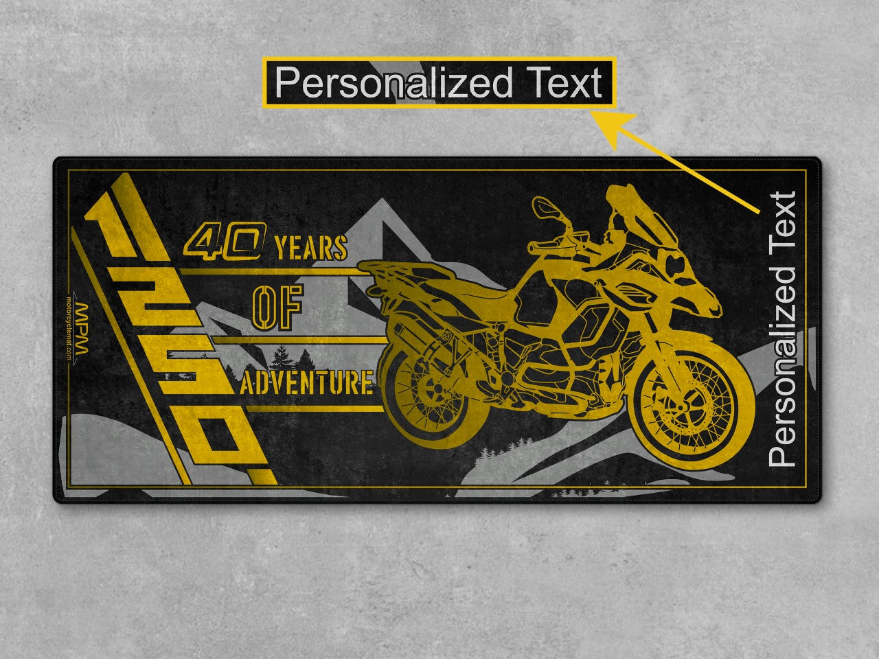Motorcycle Mat for R1250GS Motorcycle - U501 - Howling Moto