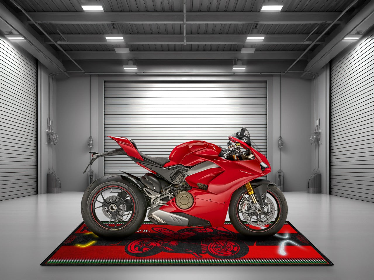 Motorcycle Mat for Ducati Panigale Motorcycle - U801 - Howling Moto