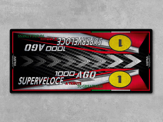MPM Motorcycle Mat for MV Agusta Superveloce 1000 Ago - U1504 - Howling Moto