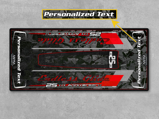 MPM Motorcycle Mat for Cruiser Motorcycle 25th Anniversary - U1201 - Howling Moto