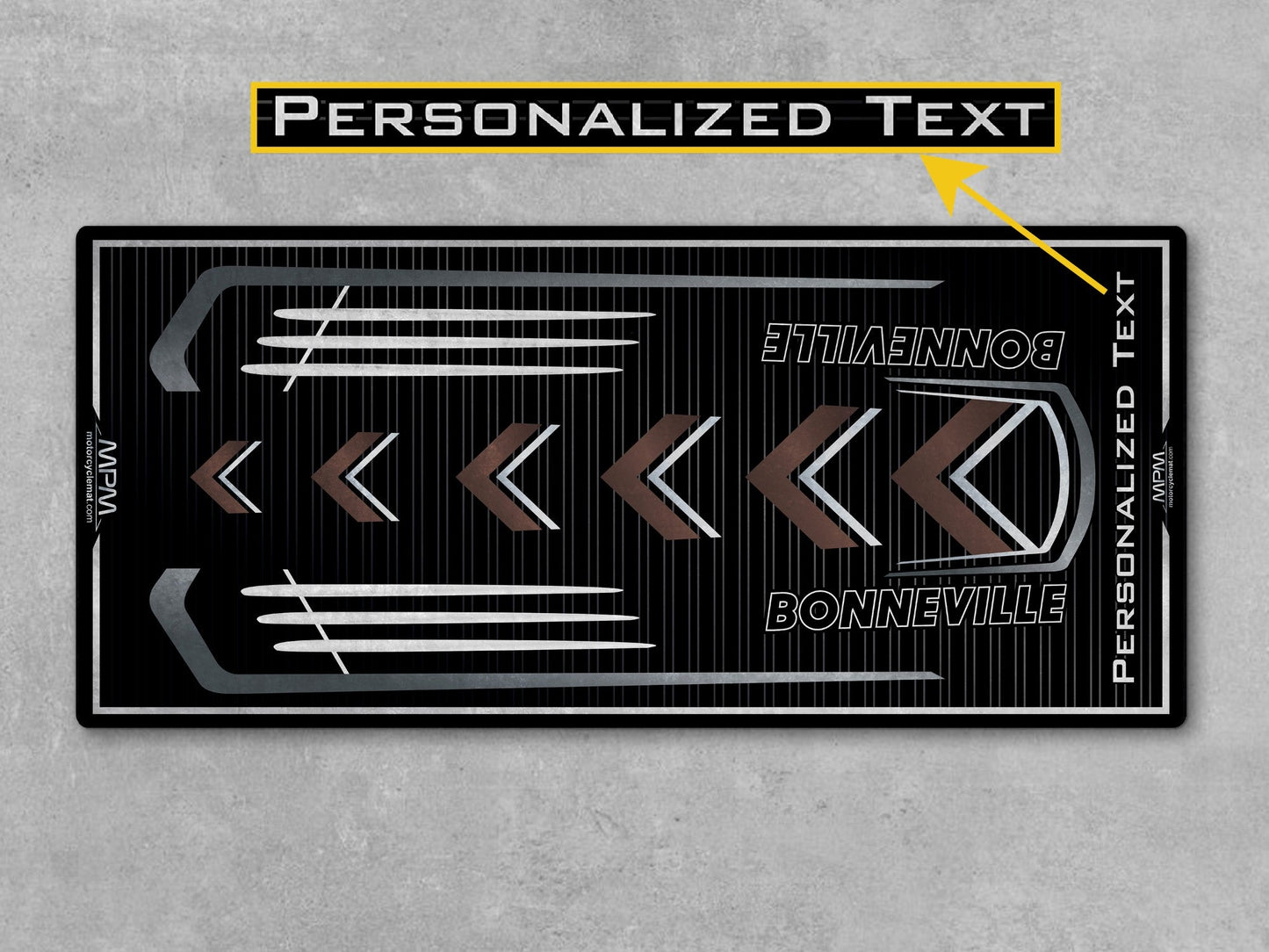 MPM Motorcycle Mat for Bonneville - U1300 - Howling Moto