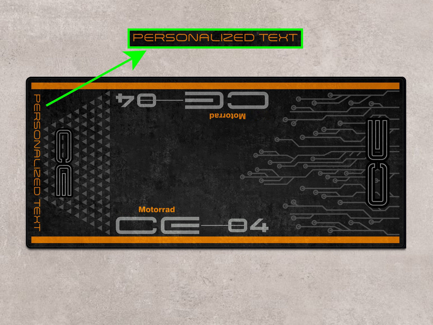 Designed Pit Mat for BMW CE04 Motorcycle - MM7298 - Howling Moto