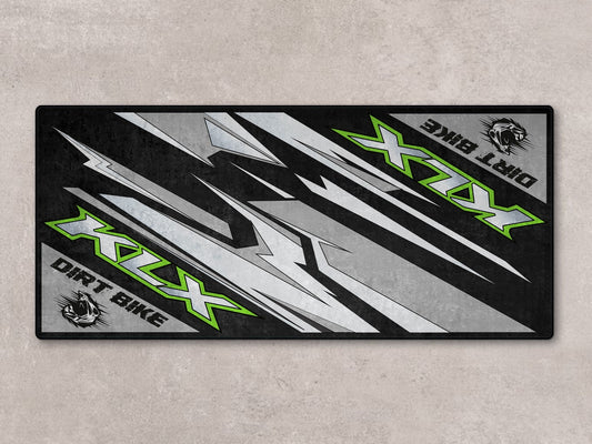 Designed Pit Mat for Kawasaki KLX Motorcycle - MM7432 - Howling Moto