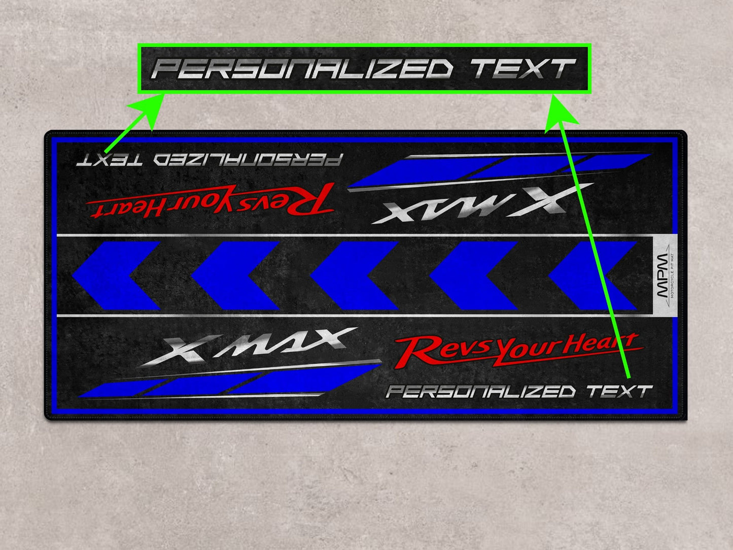 Designed Pit Mat for Yamaha Xmax Motorcycle - MM7124 - Howling Moto