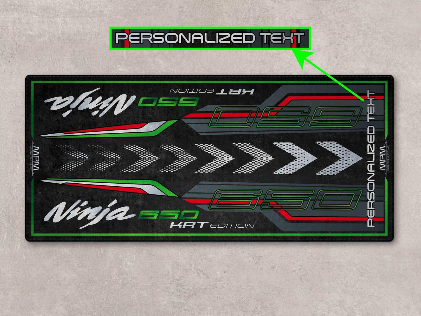 MPM Motorcycle Mat for Kawasaki Ninja 650 KRT Edition - MM7389 - Howling Moto