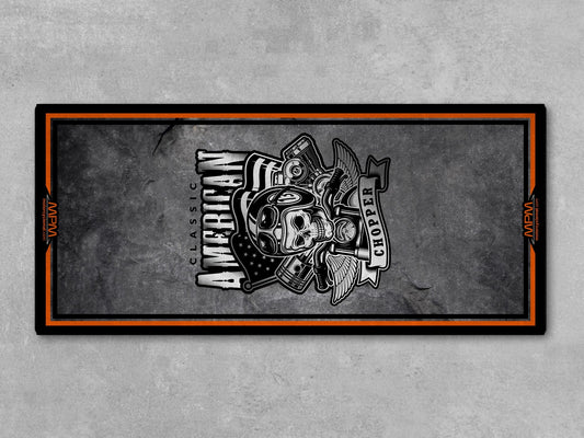 MPM Motorcycle Mat Design for American Chopper Motorcycle - MM7210 - Howling Moto