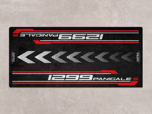 Designed Pit Mat for Ducati 1299 Panigale S Motorcycle - MM7185 - Howling Moto