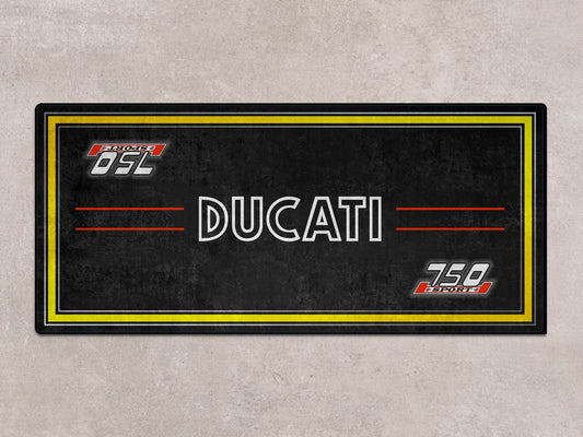Designed Pit Mat for Ducati Classic 750 Sport Motorcycle - MM7223 - Howling Moto