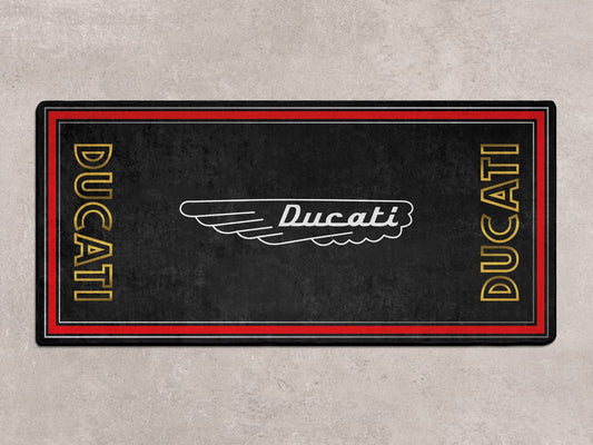 Designed Pit Mat for Ducati Classic Logo Motorcycle - MM7224 - Howling Moto
