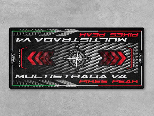 Motorcycle Mat for Ducati Multistrada Pikes Peak Motorcycle - MM4113 - Howling Moto