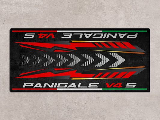 Designed Pit Mat for Ducati Panigale V4 S Motorcycle - MM7188 - Howling Moto