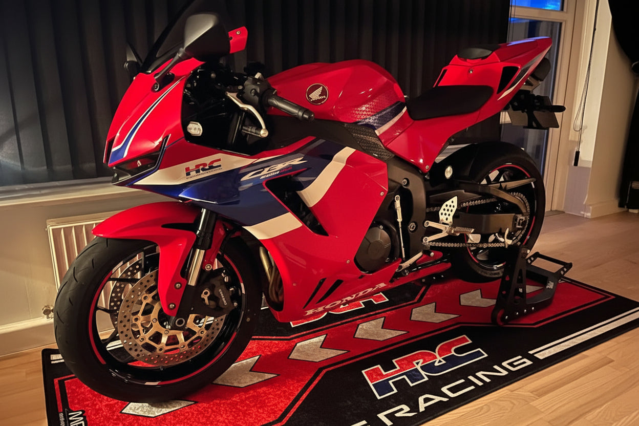 MPM Motorcycle Mat for Honda HRC - MM7147 - Howling Moto