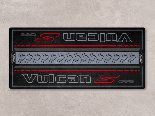 Designed Pit Mat for Kawasaki Vulcan S Cafe Motorcycle - MM7425 - Howling Moto