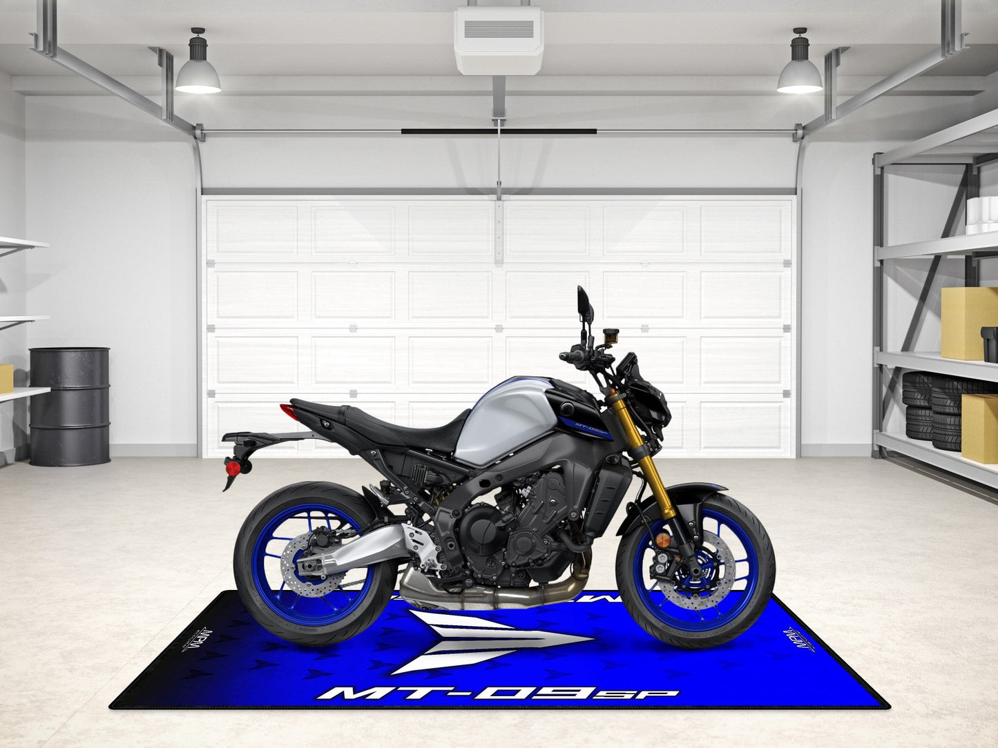 Designed Pit Mat for Yamaha MT-09SP Motorcycle - MM7118 - Howling Moto