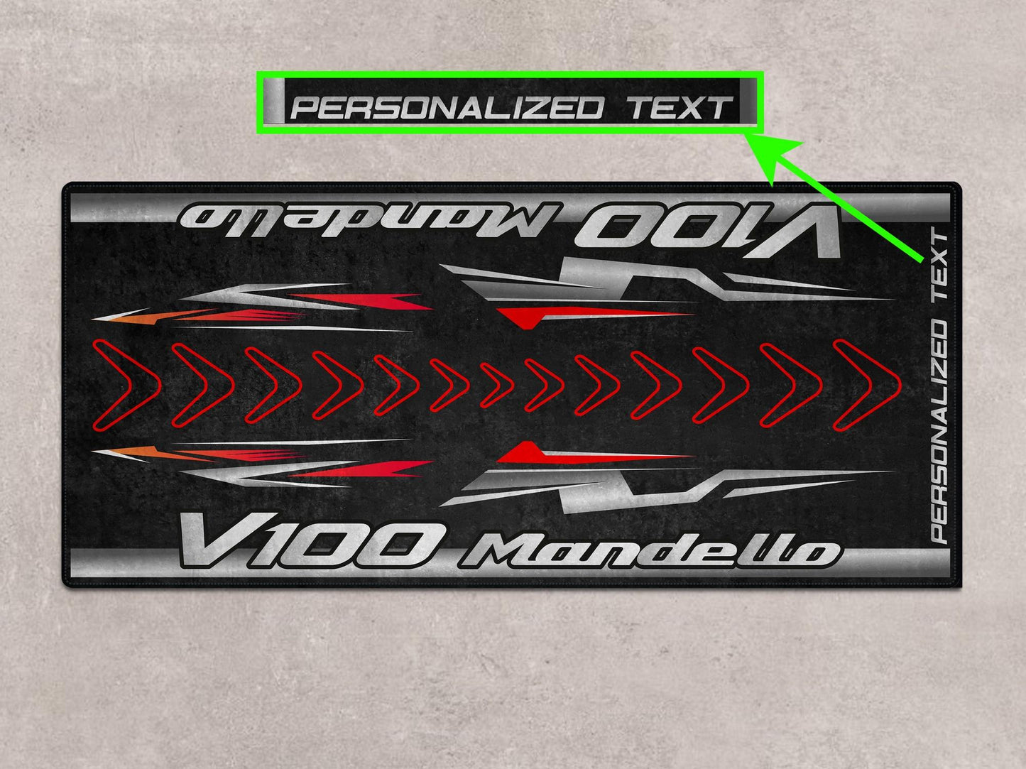 MPM Motorcycle Mat for Moto Guzzi V100 Mandello - MM7206 - Howling Moto