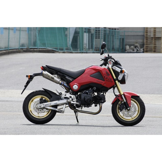 OVER RACING GP-PERFORMANCE RS-R FULL TITANIUM FULL EXHAUST 2014-2015 HONDA GROM - Howling Moto