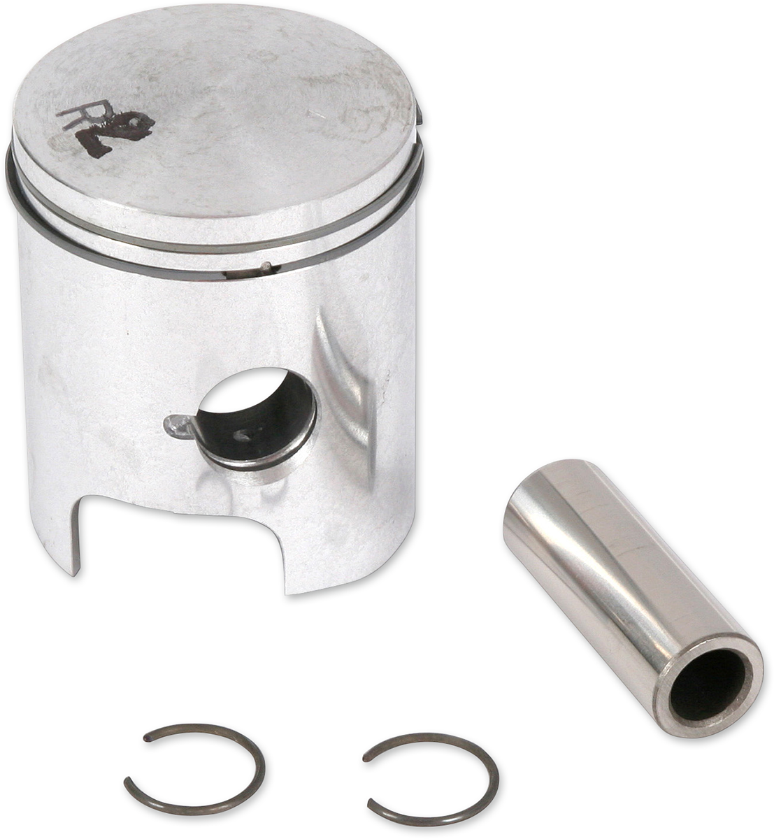 Parts Unlimited 8039-1 piston assembly for John Deere, 58mm diameter, showcasing the metal piston with detailed components.