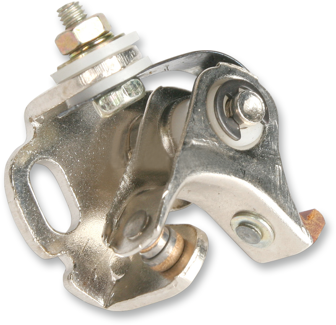 Kawasaki engine P-021 point set by PARTS UNLIMITED, OE replacement parts for Kawasaki engines, shown in the image.