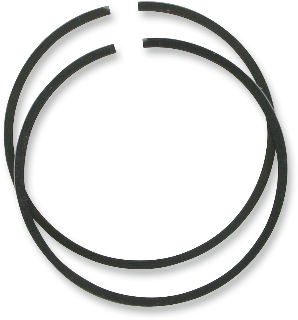 PARTS UNLIMITED ring set R09-8062 for piston replacement, showing metal piston rings on a plain background.