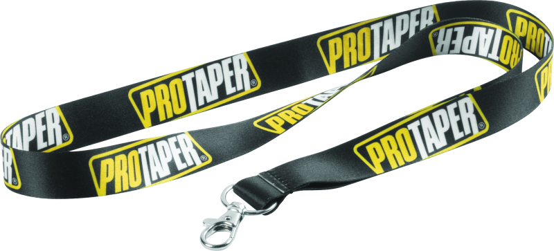 ProTaper 3/4 inch wide lanyard with bold logo graphics, featuring durable nylon strap and metal clip for secure attachment.