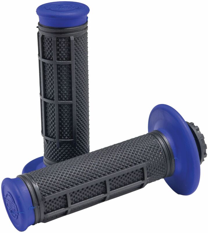 ProTaper, ProTaper Pro Series Clamp-On Waffle Grips for Powersports - Blue/Black