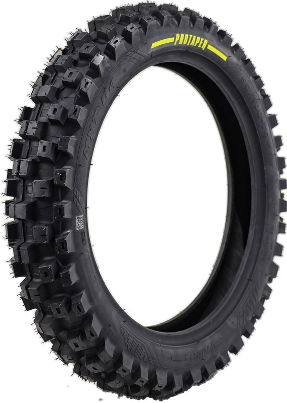 ProTaper MXT 04 rear tire 80/100-12 for off-road racing and riding, featuring rugged tread for off-road traction.