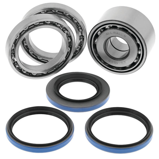 QuadBoss rear differential bearing and seal kit for Yamaha YFM350 Grizzly 4x4 IRS, includes bearings and seals for rear axle.