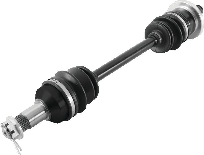 QuadBoss OEM front left rugged axle for Arctic Cat 400 TRV 4x4, part replacement for vehicle durability and performance.