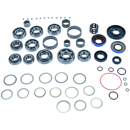 QuadBoss transmission rebuild kit for Polaris RZR 4 800, part #566580, with components for transmission repair and maintenance.