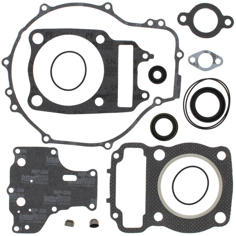 QuadBoss complete gasket set with oil seal for Polaris Magnum and Trail Boss 325/330, includes multiple gaskets and seals.