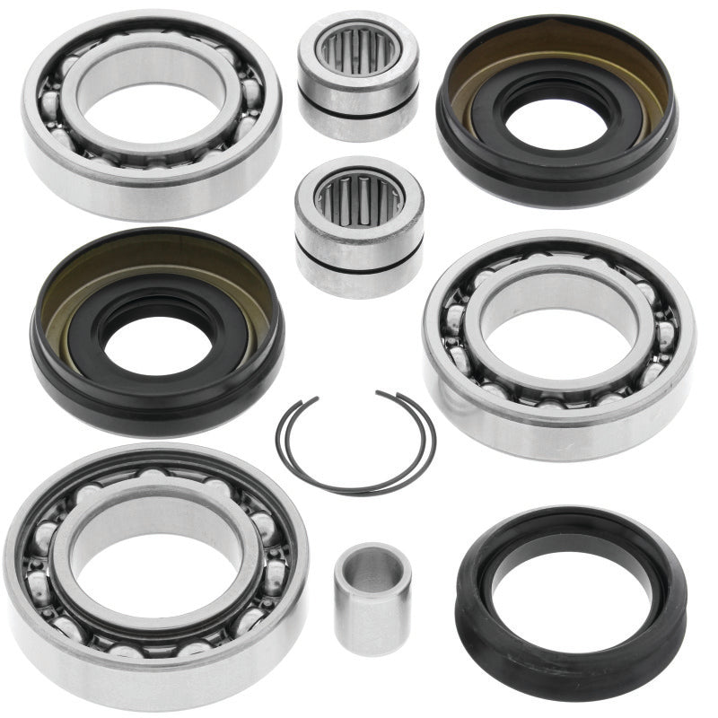 QuadBoss front differential bearing and seal kit for Honda TRX500FA and TRX650FA FourTrax models, includes bearings and seals.