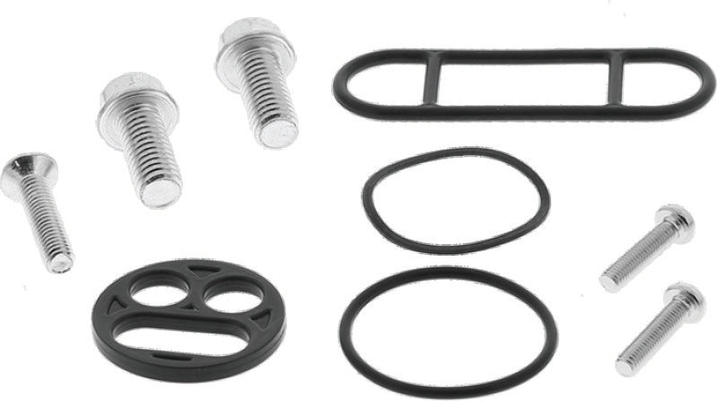 QuadBoss fuel tap rebuild kit for Yamaha YFM660F Grizzly 4x4 (2002-2008), includes replacement parts for fuel system maintenance.