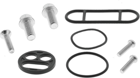 QuadBoss fuel tap rebuild kit for Yamaha YFM660F Grizzly 4x4 (2002-2008), includes replacement parts for fuel system maintenance.