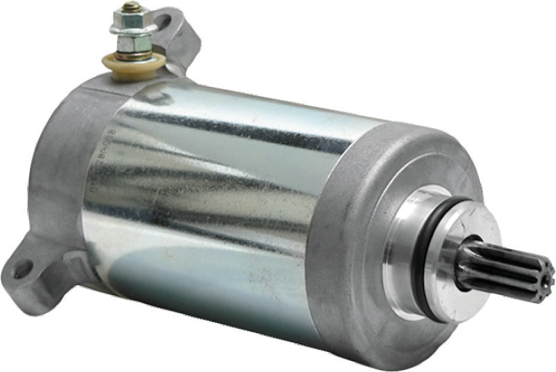 QuadBoss Kawasaki KLF220 Bayou motor starter part #495716, showing the compact electric starter for ATV engine.