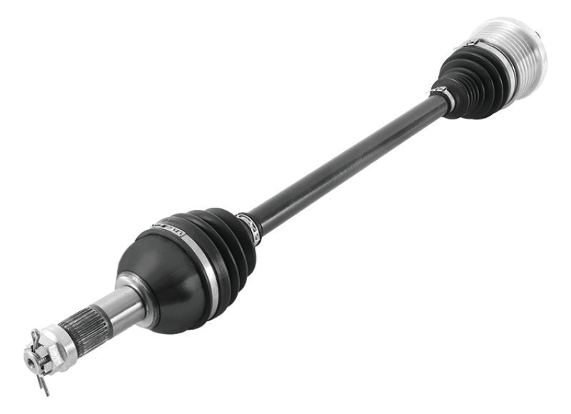 QuadBoss rear left side rugged axle for Can-Am Maverick 1000R X ds, durable replacement part with part number 609407.
