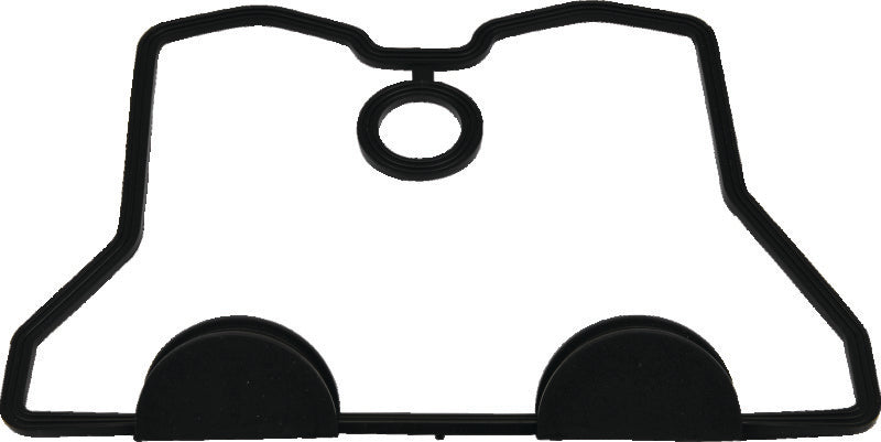 QuadBoss valve cover gasket for Polaris Outlaw 500 and Predator 500, part #570113, shown on a clean engine component.
