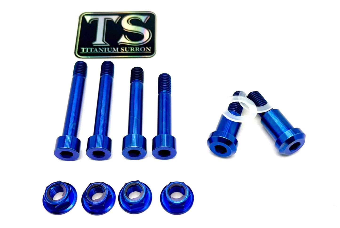 Titanium Rear Suspension/ Linkage Bolt Kit for Surron LBX & Segway X260 - Howling Moto