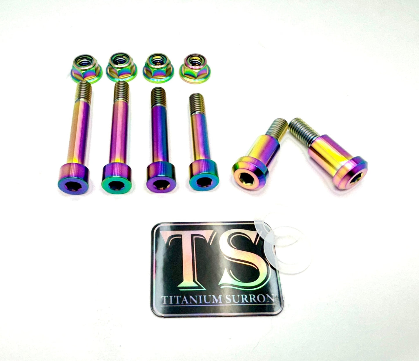 Titanium Rear Suspension/ Linkage Bolt Kit for Surron LBX & Segway X260 - Howling Moto