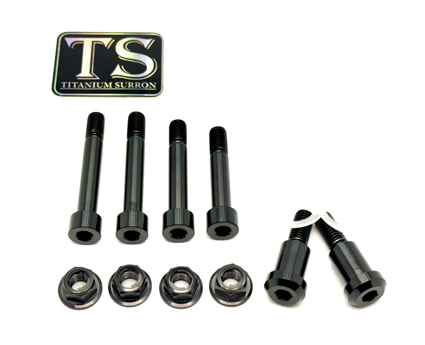 Titanium Rear Suspension/ Linkage Bolt Kit for Surron LBX & Segway X260 - Howling Moto