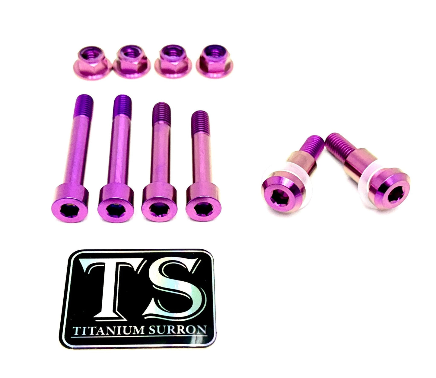Titanium Rear Suspension/ Linkage Bolt Kit for Surron LBX & Segway X260 - Howling Moto