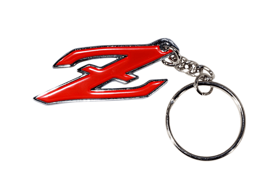 ZSPEC Chrome & Colored Keychain, Style: Datsun S30 240-260-280Z-280ZX - Howling Moto